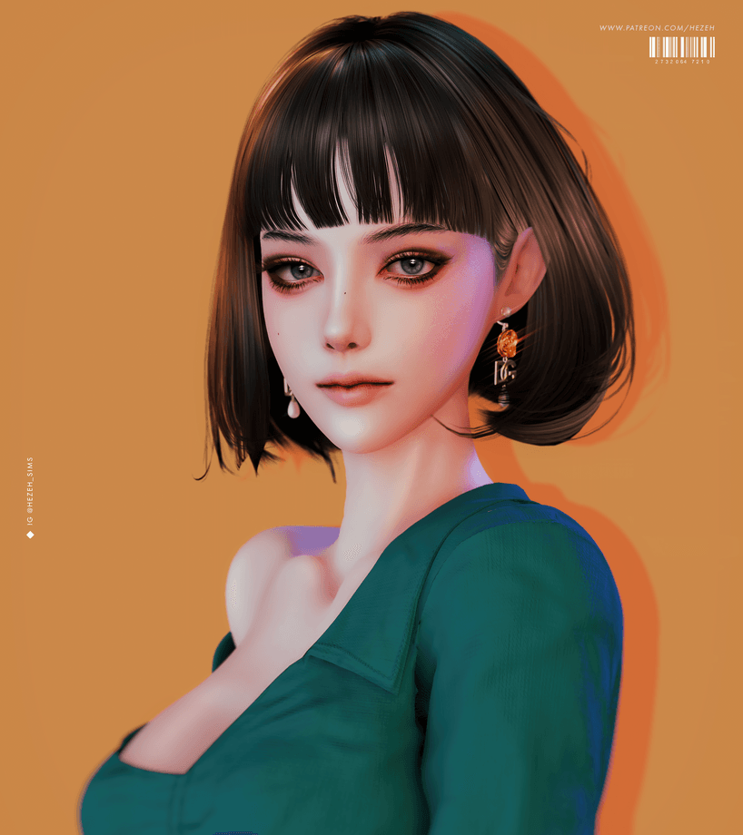 Скриншот мода Прическа FHair_No23 V1